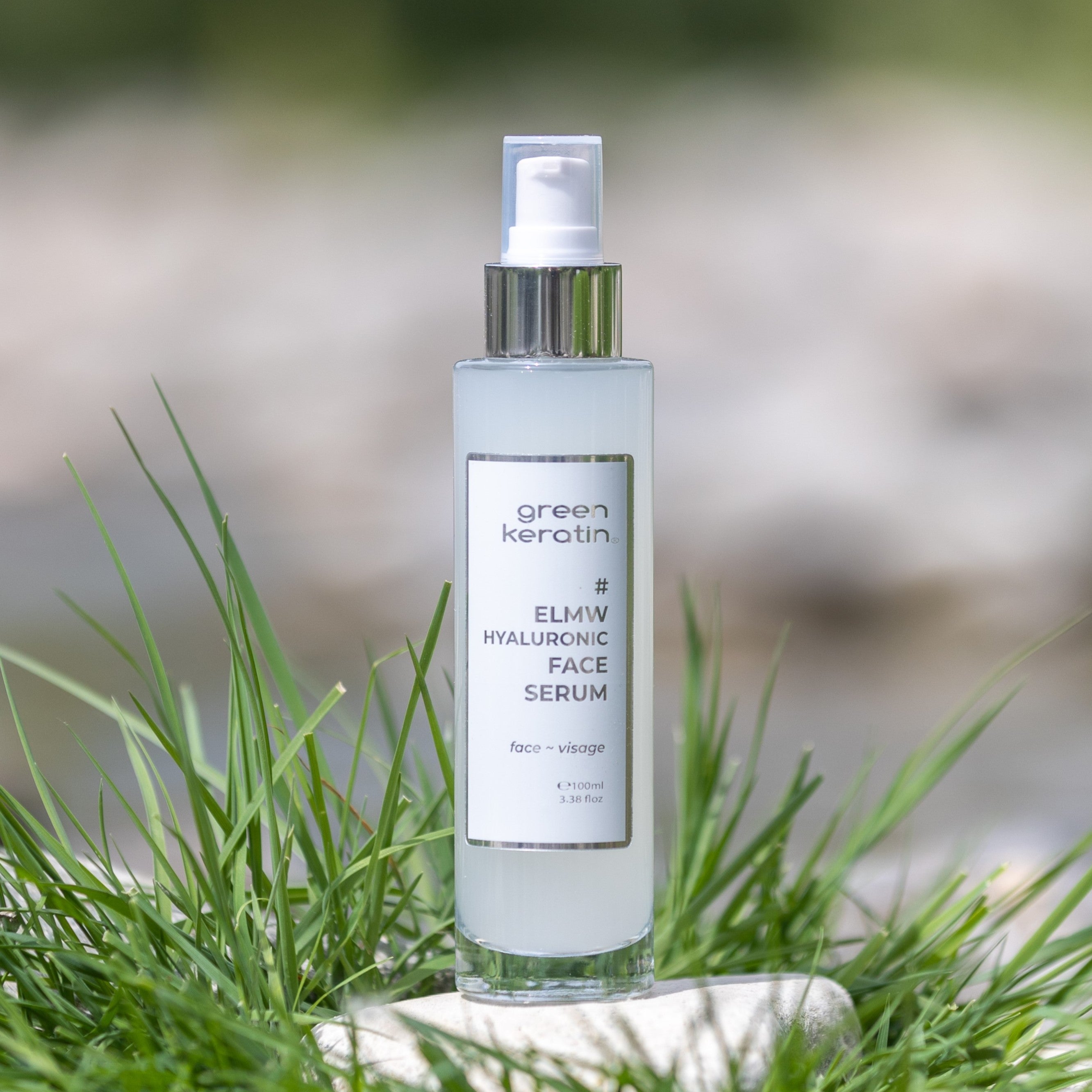 ELMW Hyaluronic Acid Face Serum Extra Low Molecular Hyaluronic Serum by Green Keratin GREEN KERATIN