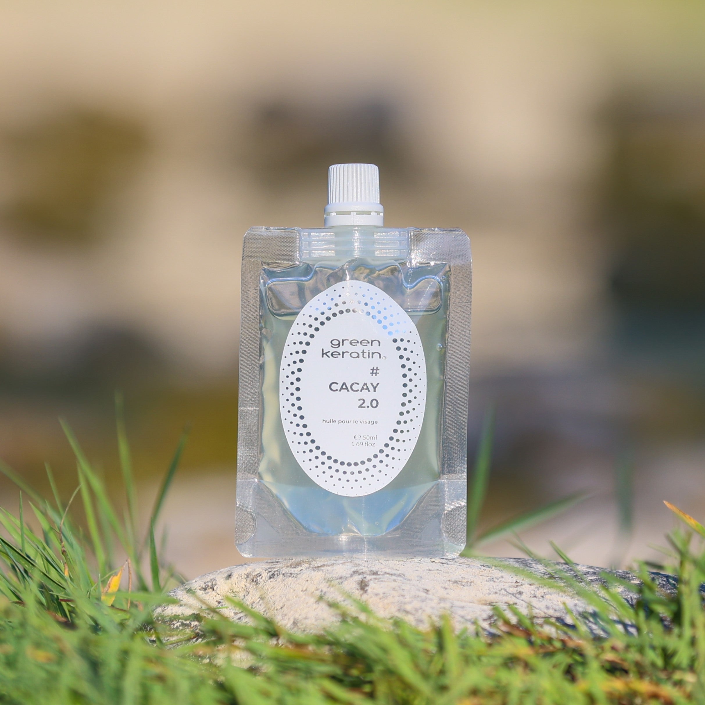 Green Keratin Cacay 2.0 Gesichtsöl – 30 Ml, Mit Hyaluronsäure & Vitamin C, Für Strahlende Haut