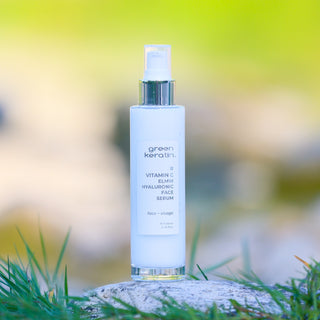 Green Keratin Visage VITAMINE C ELMW - Sérum à l'acide hyaluronique pour le visage, Original